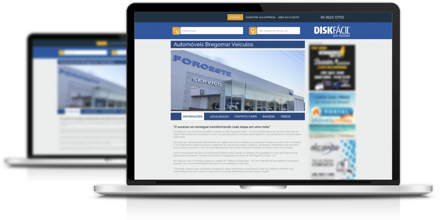 Anunciar Portal Online - Disk Fácil Listas Telefônicas