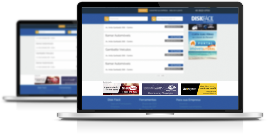 Destaque na Busca - Anunciar - Portal Online - Disk Fácil Listas Telefônicas